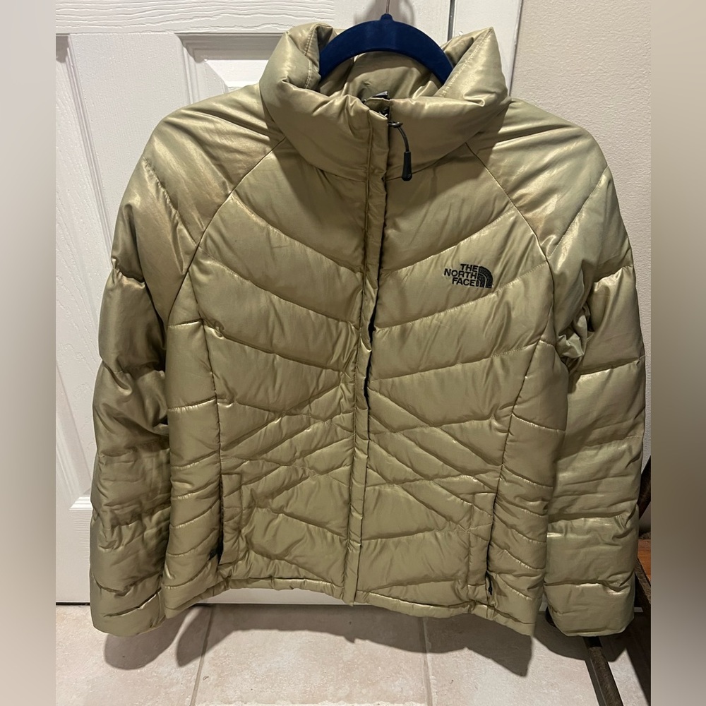 The North Face Women’s Puffer Winter Jacket in Gold